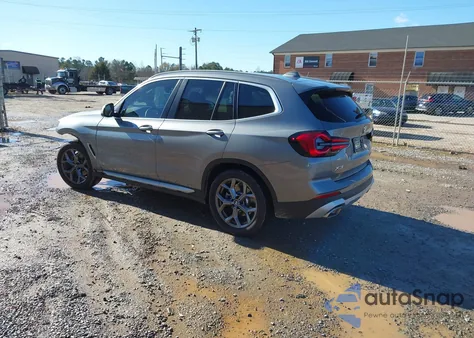 2023 BMW X3 Sdrive30I z USA, uszkodzony, nr VIN 5UX43DP09P9R98448